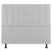 Kit Cabeceira e Baú Cama Box Casal Cora 140cm Sintético Branco - Desk Design