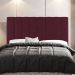 Kit Cabeceira e Baú Cama Box Casal Cora 140cm Suede Bordô - Desk Design
