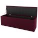 Kit Cabeceira e Baú Cama Box Casal Cora 140cm Suede Bordô - Desk Design