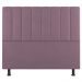 Kit Cabeceira e Baú Cama Box Casal Cora 140cm Suede Rosé - Desk Design