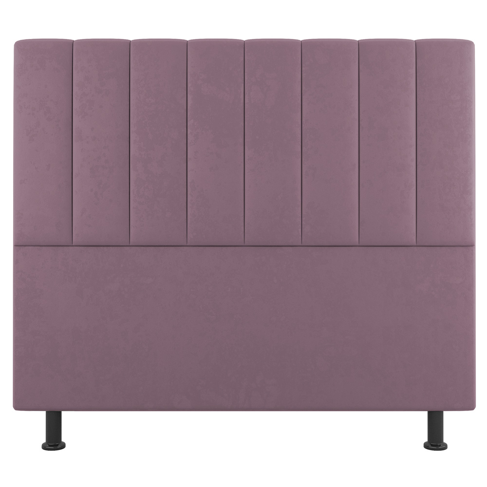 Kit Cabeceira e Baú Cama Box Casal Cora 140cm Suede Rosé - Desk Design