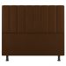 Kit Cabeceira e Baú Cama Box Casal Cora 140cm Suede Terracota - Desk Design
