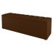 Kit Cabeceira e Baú Cama Box Casal Cora 140cm Suede Terracota - Desk Design