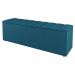 Kit Cabeceira e Baú Cama Box Casal Cora 140cm Suede Turquesa - Desk Design
