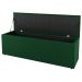 Kit Cabeceira e Baú Cama Box Casal Cora 140cm Suede Verde - Desk Design