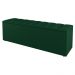 Kit Cabeceira e Baú Cama Box Casal Cora 140cm Suede Verde - Desk Design