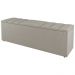 Kit Cabeceira e Baú Cama Box Casal Grace 140cm Sintético Bege - Desk Design