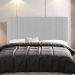 Kit Cabeceira e Baú Cama Box Casal Grace 140cm Sintético Branco - Desk Design