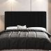 Kit Cabeceira e Baú Cama Box Casal Grace 140cm Sintético Preto - Desk Design