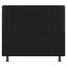 Kit Cabeceira e Baú Cama Box Casal Grace 140cm Sintético Preto - Desk Design