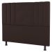 Kit Cabeceira e Baú Cama Box Casal Grace 140cm Suede Marrom - Desk Design