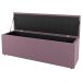 Kit Cabeceira e Baú Cama Box Casal Grace 140cm Suede Rosé - Desk Design