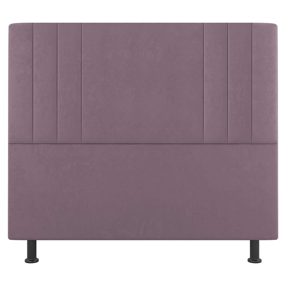 Kit Cabeceira e Baú Cama Box Casal Grace 140cm Suede Rosé - Desk Design