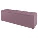 Kit Cabeceira e Baú Cama Box Casal Grace 140cm Suede Rosé - Desk Design
