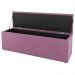Kit Cabeceira e Baú Cama Box Casal Grace 140cm Suede Rosa - Desk Design