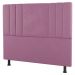 Kit Cabeceira e Baú Cama Box Casal Grace 140cm Suede Rosa - Desk Design