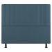 Kit Cabeceira e Baú Cama Box Casal Grace 140cm Suede Turquesa - Desk Design