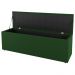 Kit Cabeceira e Baú Cama Box Casal Grace 140cm Suede Verde - Desk Design