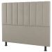 Kit Cabeceira e Baú Cama Box Queen Size Cora 160cm Suede Bege - Desk Design