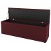 Kit Cabeceira e Baú Cama Box Solteiro Grace 90cm Suede Bordô - Desk Design