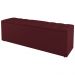 Kit Cabeceira e Baú Cama Box Solteiro Grace 90cm Suede Bordô - Desk Design