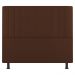 Kit Cabeceira e Baú Cama Box Solteiro Grace 90cm Suede Terracota - Desk Design