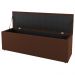 Kit Cabeceira e Baú Cama Box Solteiro Grace 90cm Suede Terracota - Desk Design