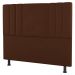 Kit Cabeceira e Baú Cama Box Solteiro Grace 90cm Suede Terracota - Desk Design
