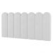 Painel Cabeceira Cama Box Casal Queen Size Lana 160cm Sintético Branco - Desk Design