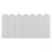 Painel Cabeceira Cama Box Casal Queen Size Lana 160cm Sintético Branco - Desk Design