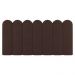 Painel Cabeceira Cama Box Solteiro Lana 100cm Linho Marrom - Desk Design