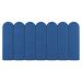 Painel Cabeceira Cama Box Solteiro Lana 100cm Suede Azul - Desk Design