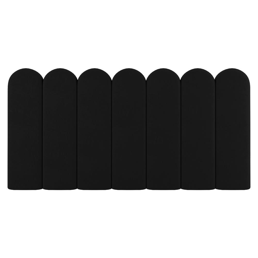 Painel Cabeceira Cama Box Solteiro Lana 100cm Suede Preto - Desk Design