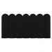Painel Cabeceira Cama Box Solteiro Lana 90cm Linho Preto - Desk Design