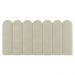 Painel Cabeceira Cama Box Solteiro Lana 90cm Sintético Bege - Desk Design