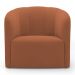 Poltrona Decorativa Living Abby Veludo Terracota - Desk Design