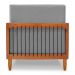 Poltrona Decorativa Varanda Samoa Madeira Maciça com Cordas Náutica Linho Cinza  - Desk Design