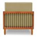 Poltrona Decorativa Varanda Samoa Madeira Maciça com Cordas Náutica Linho Dourado  - Desk Design