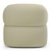 Poltrona Orgânica Giratória Living Glee Linho Bege - Desk Design