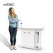 Tábua de Passar Roupa Top 02 Portas com Suporte Para Ferro e Cabideiro Branco - Desk Design