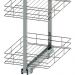 Coluna Deslizante Aramada 4 Prateleiras Tubular 50x35x130cm Evidence Dimec