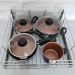 Gaveta Aramada 47cm Cromada Corrediças Deslizante Fruteira Armário Embutida Cozinha Dimec