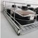 Gaveta Aramada 47cm Cromada Corrediças Deslizante Fruteira Armário Embutida Cozinha Dimec