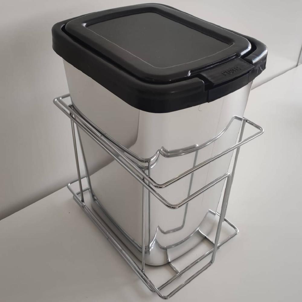 Lixeira Para Cozinha Suprema Corrediça Deslizante Lateral 9