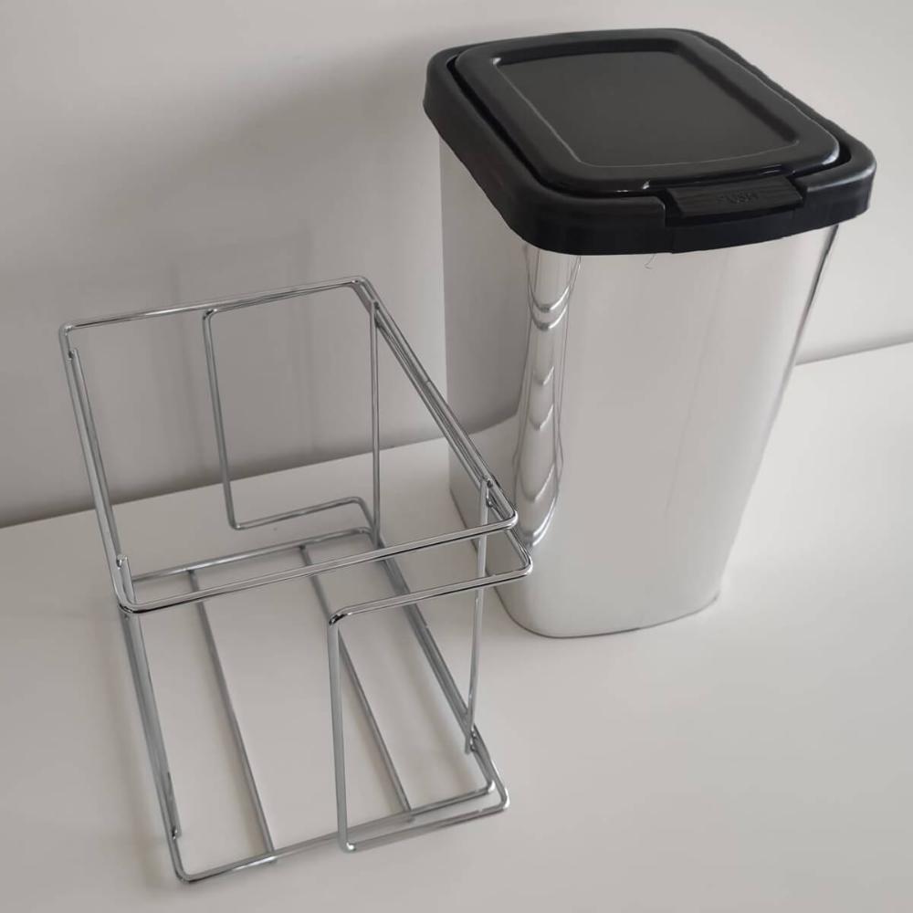 Lixeira Para Cozinha Suprema Corrediça Deslizante Lateral 9