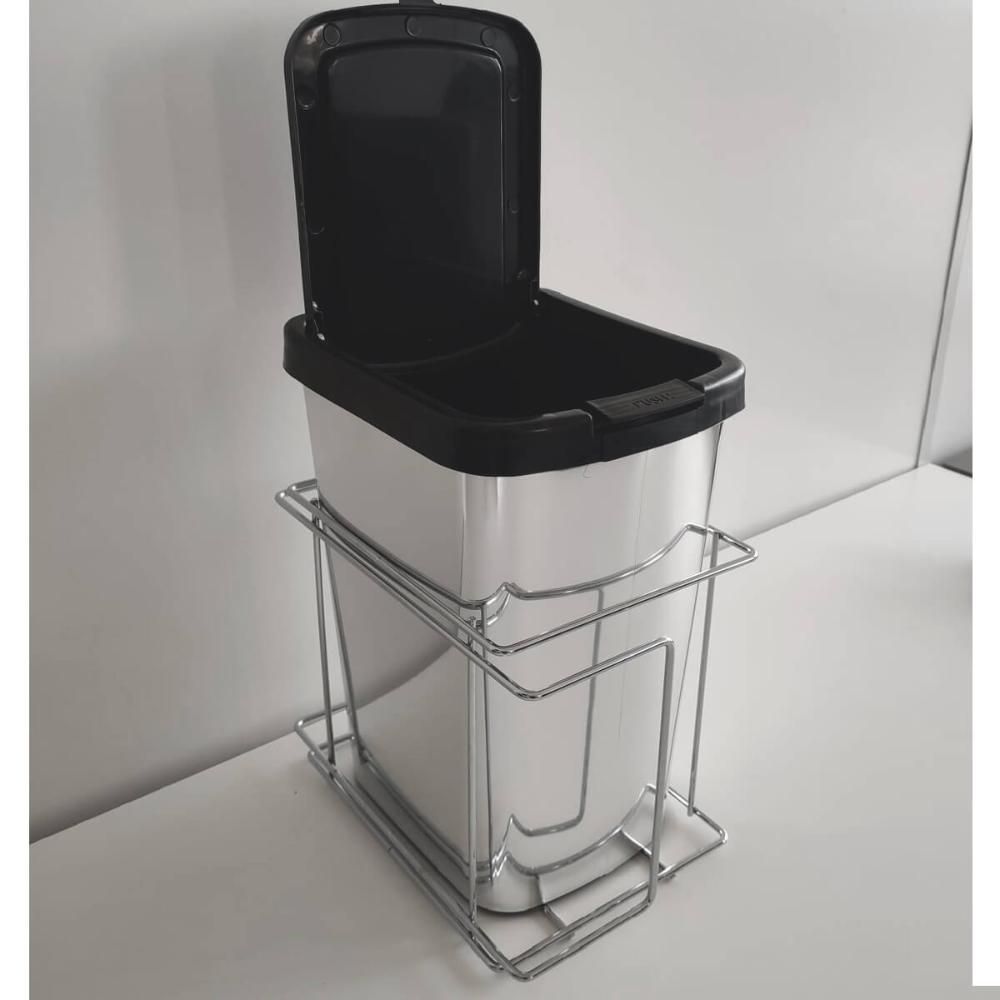 Lixeira Para Cozinha Suprema Corrediça Deslizante Lateral 9