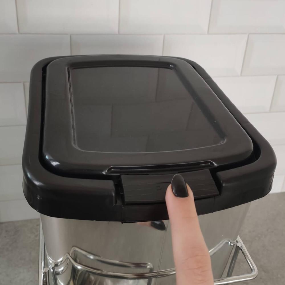 Lixeira Para Cozinha Suprema Corrediça Deslizante Lateral 9
