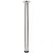 Pé para Mesa de Jantar com Regulagem 7,6x75cm Cromado Palito Redondo Aço Carbono Dimec