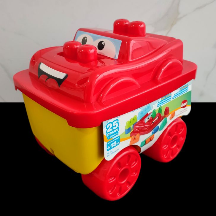 Caminhão De Brinquedo Com 25 Blocos De Montar Brinquedo Infantil