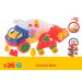 Carrinho de Brinquedo Caminhão com Blocos de Montar Educativo +36